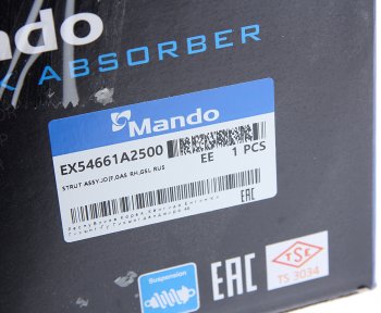9 699 р. Амортизатор KIA Ceed (12-) передний правый газовый MANDO MANDO ex54661a2500  с доставкой в г. Пермь. Увеличить фотографию 6