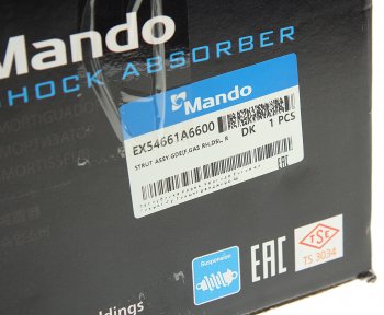 6 949 р. Амортизатор HYUNDAI i30 (08-) передний правый MANDO MANDO ex54661a6600  с доставкой в г. Пермь. Увеличить фотографию 6