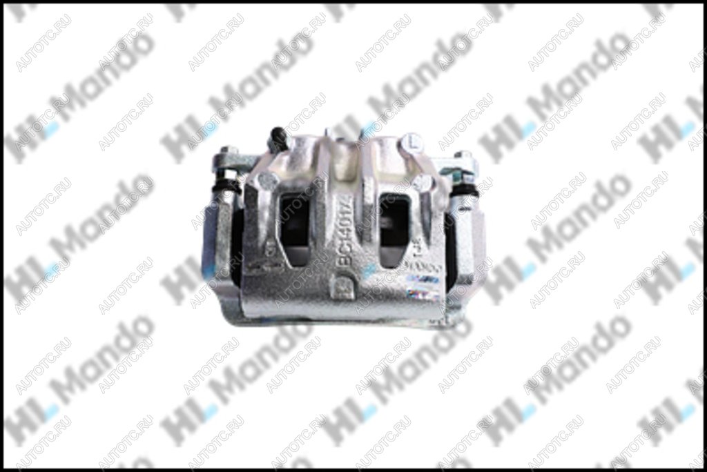 16 999 р. Суппорт HYUNDAI Santa Fe (12-) передний левый (с колодками) MANDO MANDO ex581102w700  с доставкой в г. Пермь