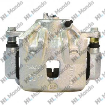 8 199 р. Суппорт HYUNDAI Elantra (13-) передний левый (с колодками) MANDO MANDO ex581103x200  с доставкой в г. Пермь. Увеличить фотографию 2