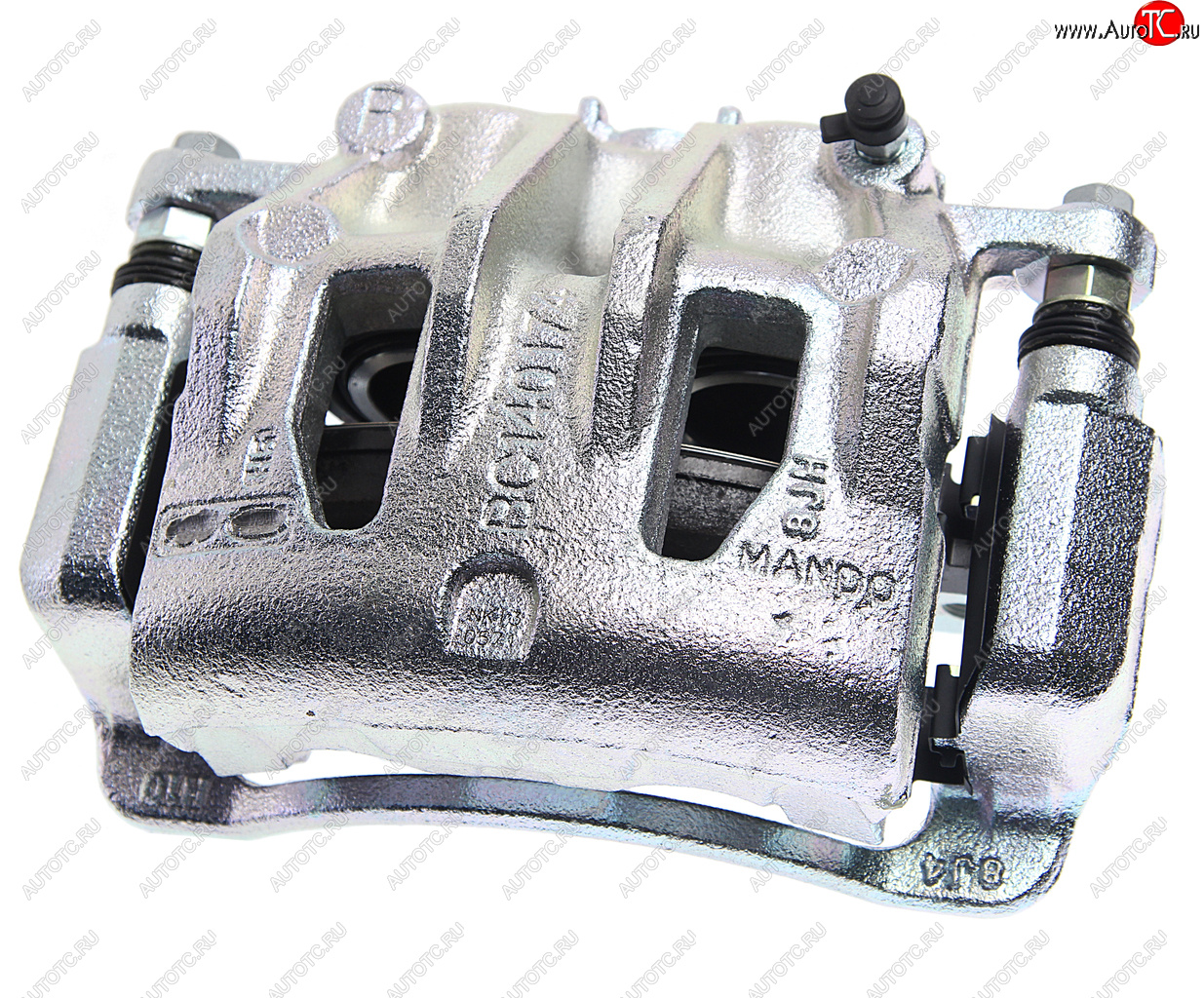 18 099 р. Суппорт HYUNDAI Santa Fe (12-) передний правый (с колодками) MANDO MANDO ex581302w700  с доставкой в г. Пермь