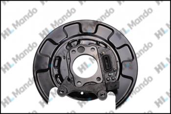 3 299 р. Кожух HYUNDAI Tucson (04-) KIA Sportage (04-) (2WD) диска тормозного заднего правого MANDO MANDO ex582522e000  с доставкой в г. Пермь. Увеличить фотографию 1