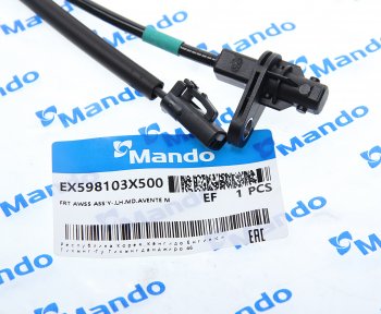 1 499 р. Датчик АБС HYUNDAI Elantra (11-) колеса переднего левого MANDO MANDO ex598103x500 MANDO ex598103x500  с доставкой в г. Пермь. Увеличить фотографию 2