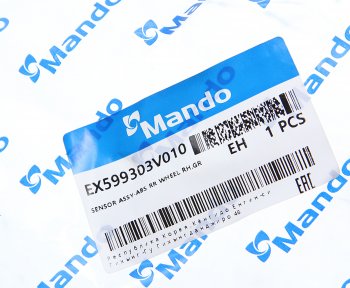 719 р. Датчик АБС HYUNDAI Grandeur (11-),Azera (11-) колеса заднего правого MANDO MANDO ex599303v010  с доставкой в г. Пермь. Увеличить фотографию 2