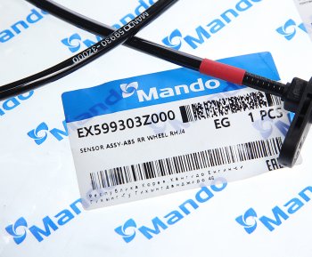 1 239 р. Датчик АБС HYUNDAI i40 (11-) колеса заднего правого MANDO MANDO ex599303z000 MANDO ex599303z000  с доставкой в г. Пермь. Увеличить фотографию 2
