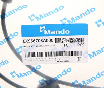 3 069 р. Датчик АБС HYUNDAI Trajet колеса переднего левого MANDO MANDO ex956703a000 MANDO ex956703a000  с доставкой в г. Пермь. Увеличить фотографию 2