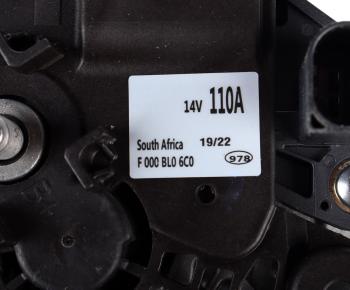 28 799 р. Генератор VW Polo (10-) (1.6) SKODA Rapid (12-) (1.6) BOSCH BOSCH f000bl06c0 BOSCH f000bl06c0  с доставкой в г. Пермь. Увеличить фотографию 5