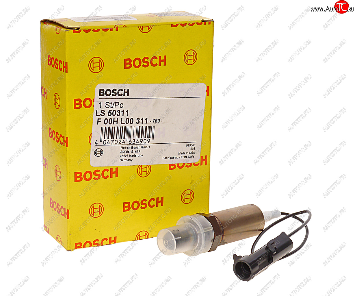 2 699 р. Датчик кислорода OPEL Vectra A-B,Astra F-G,Corsa A-B (1.22.0) DAEWOO (замена для 0258002014) BOSCH BOSCH f00hl00311  с доставкой в г. Пермь