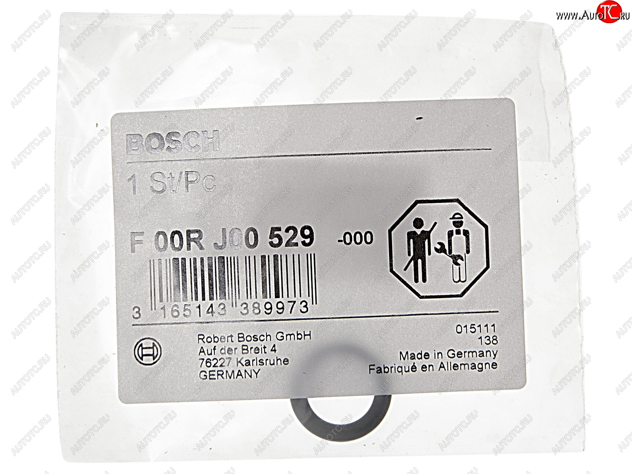 254 р. Кольцо MAN форсунки уплотнительное 11.5х3 BOSCH BOSCH f00rj00529  с доставкой в г. Пермь