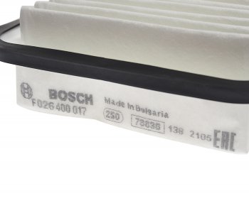 1 069 р. Фильтр воздушный TOYOTA Avensis (03-),Corolla (02-) BOSCH BOSCH f026400017  с доставкой в г. Пермь. Увеличить фотографию 2