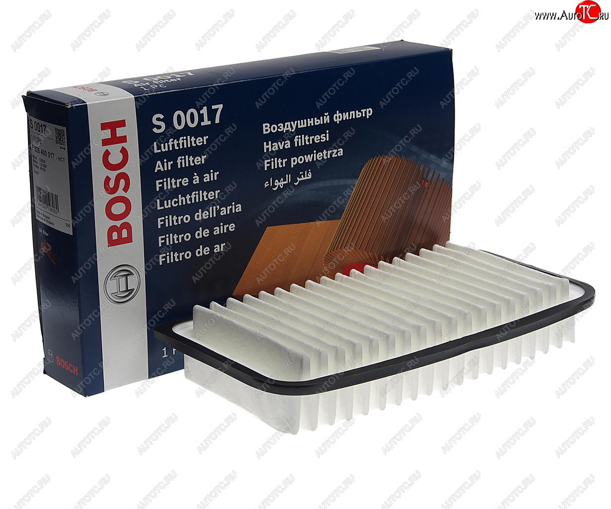 1 069 р. Фильтр воздушный TOYOTA Avensis (03-),Corolla (02-) BOSCH BOSCH f026400017  с доставкой в г. Пермь