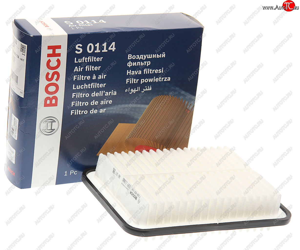 999 р. Фильтр воздушный TOYOTA Auris,Corolla (07-),Avensis (09-) BOSCH BOSCH f026400114 BOSCH f026400114  с доставкой в г. Пермь