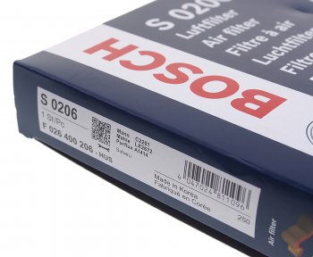 1 299 р. Фильтр воздушный SUBARU Forester (07-),Legacy (03-09) BOSCH BOSCH f026400206  с доставкой в г. Пермь. Увеличить фотографию 2
