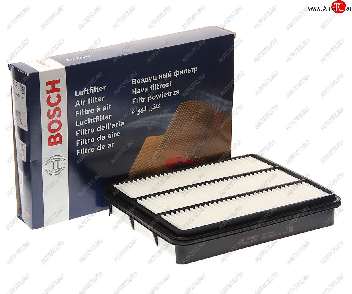 1 489 р. Фильтр воздушный TOYOTA Land Cruiser 120 (05-) (TDI) BOSCH BOSCH f026400225  с доставкой в г. Пермь
