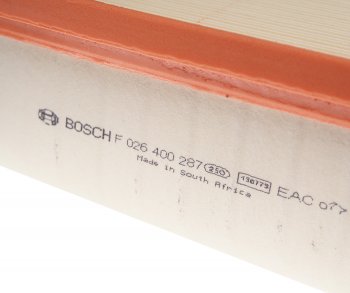1 229 р. Фильтр воздушный VW Golf (2.0 D) AUDI A3 (1.6 D) SEAT Leon (1.8 T) BOSCH BOSCH f026400287  с доставкой в г. Пермь. Увеличить фотографию 2