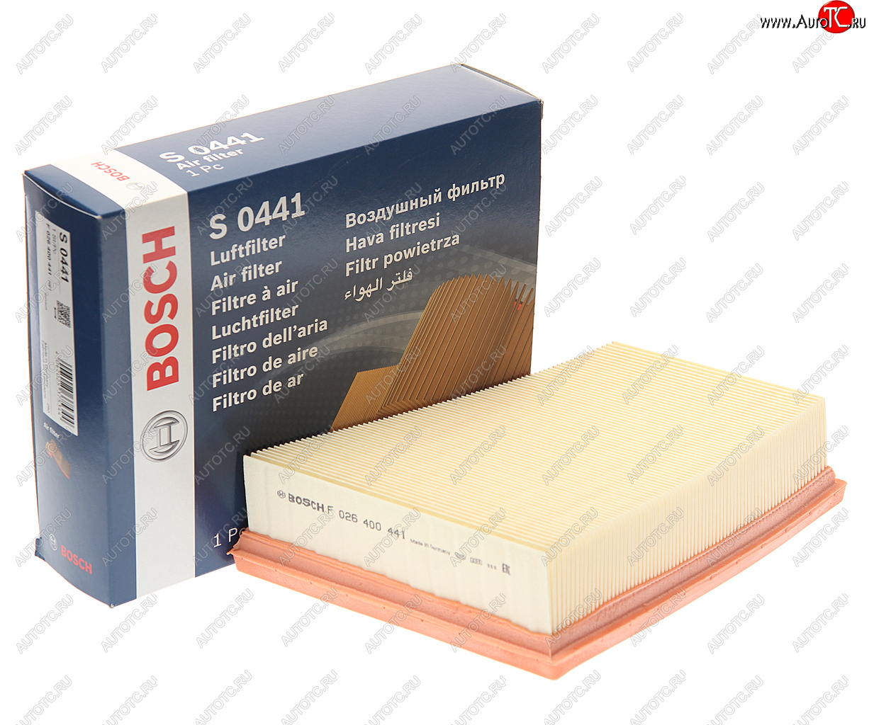 799 р. Фильтр воздушный RENAULT Megane 2 (03-),Scenic 2 (03-),Grand Scenic 2 (04-) BOSCH BOSCH f026400441 BOSCH f026400441  с доставкой в г. Пермь