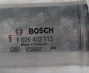 3 199 р. Фильтр топливный LAND ROVER Discovery 3,Range Rover BOSCH BOSCH f026402113 BOSCH f026402113  с доставкой в г. Пермь. Увеличить фотографию 3