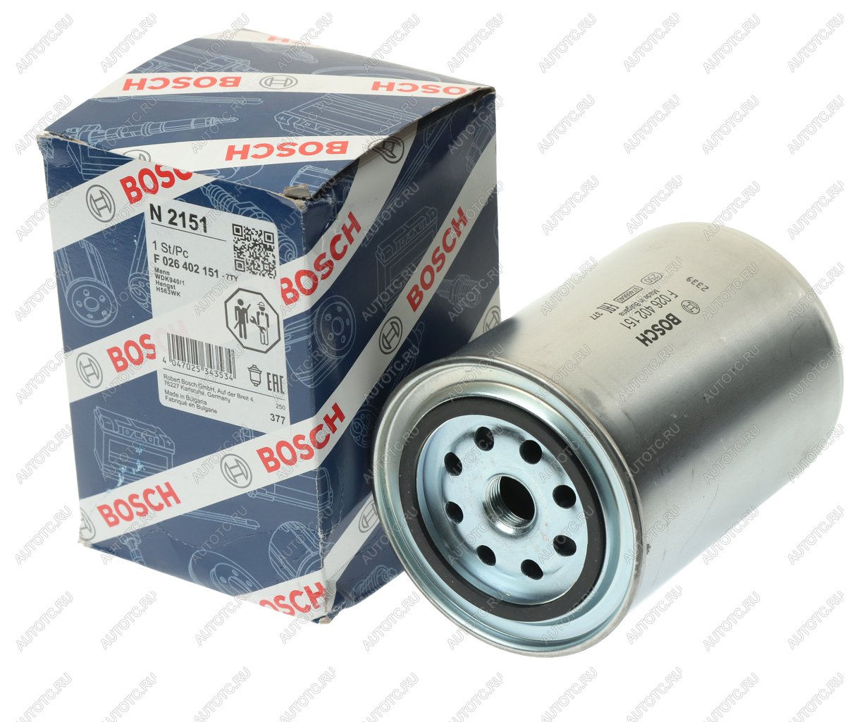 2 059 р. Фильтр топливный ЯМЗ-536 тонкой очистки ЕВРО-4 BOSCH BOSCH f026402151  с доставкой в г. Пермь