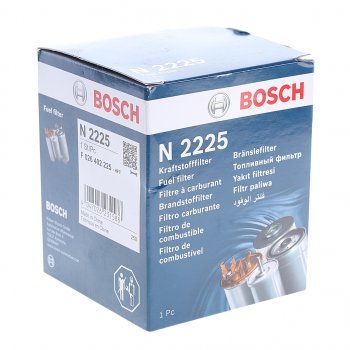 2 579 р. Фильтр топливный TOYOTA Hilux (15-) BOSCH BOSCH f026402225  с доставкой в г. Пермь. Увеличить фотографию 3