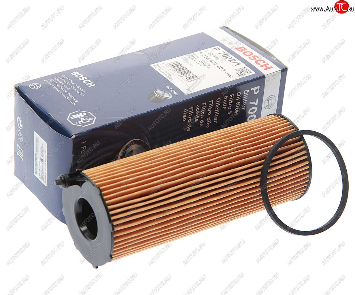 1 159 р. Фильтр масляный VW Touareg (03-07),Phaeton (02-15) AUDI A4 (05-12) BOSCH BOSCH f026407002  с доставкой в г. Пермь