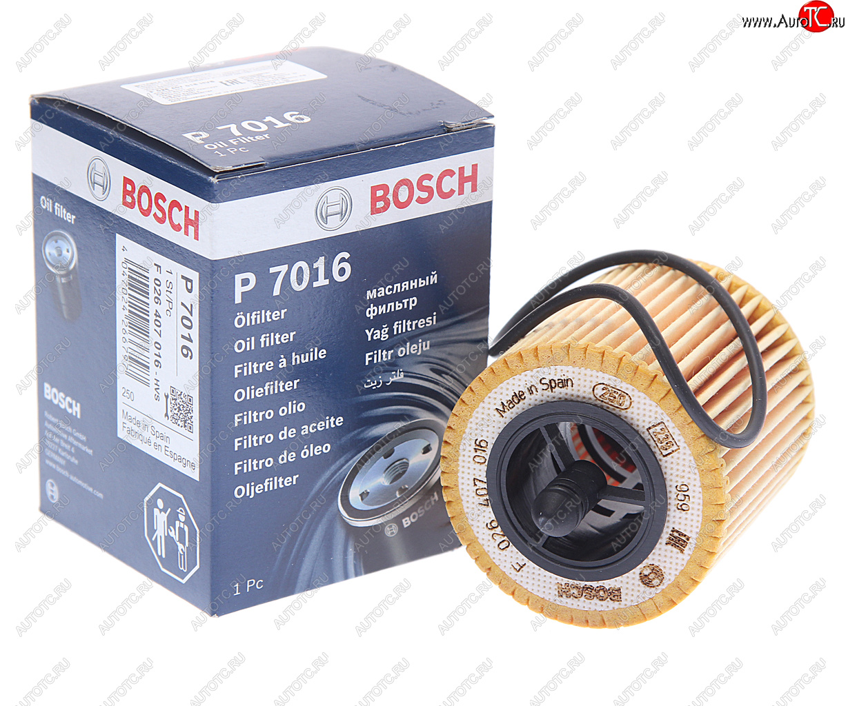 769 р. Фильтр масляный CHEVROLET Captiva (12-) (2.4) BOSCH BOSCH f026407016  с доставкой в г. Пермь