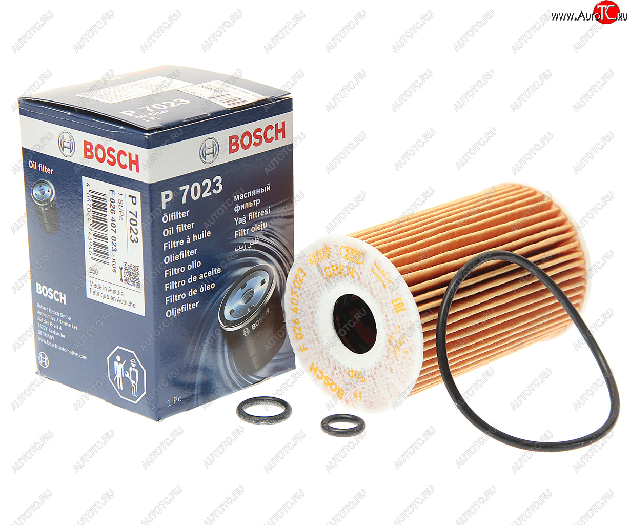 429 р. Фильтр масляный VW Golf 5,Tiguan,Passat AUDI A3 BOSCH BOSCH f026407023 BOSCH f026407023  с доставкой в г. Пермь