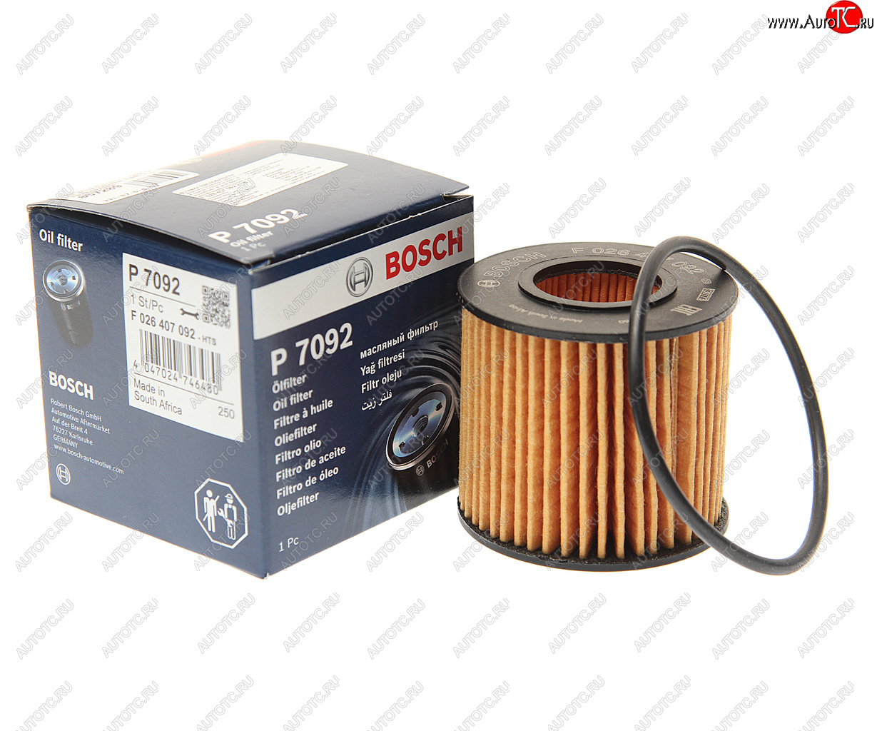479 р. Фильтр масляный TOYOTA Auris,Corolla (09-) (1.6),Avensis (09-),Rav 4 BOSCH BOSCH f026407092 BOSCH f026407092  с доставкой в г. Пермь