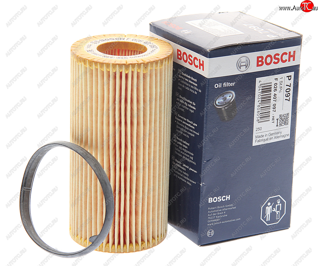 849 р. Фильтр масляный VOLVO S40 (10-),S60 (10-),S80 (10-) BOSCH BOSCH f026407097  с доставкой в г. Пермь
