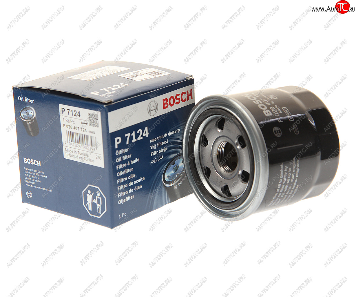 599 р. Фильтр масляный HYUNDAIKIA BOSCH BOSCH f026407124  с доставкой в г. Пермь