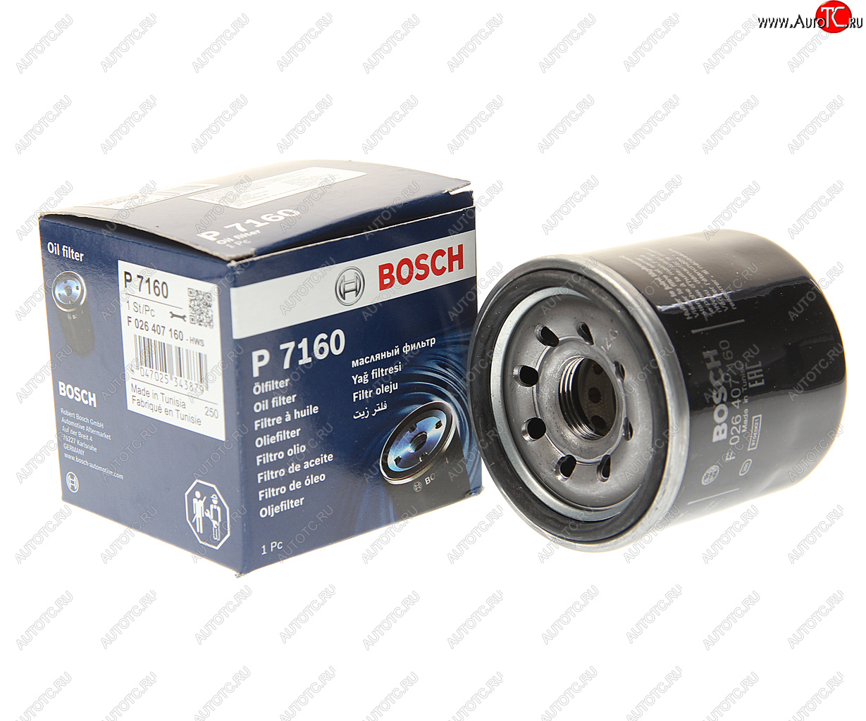 699 р. Фильтр масляный MAZDA 3,6,CX-5 BOSCH BOSCH f026407160  с доставкой в г. Пермь