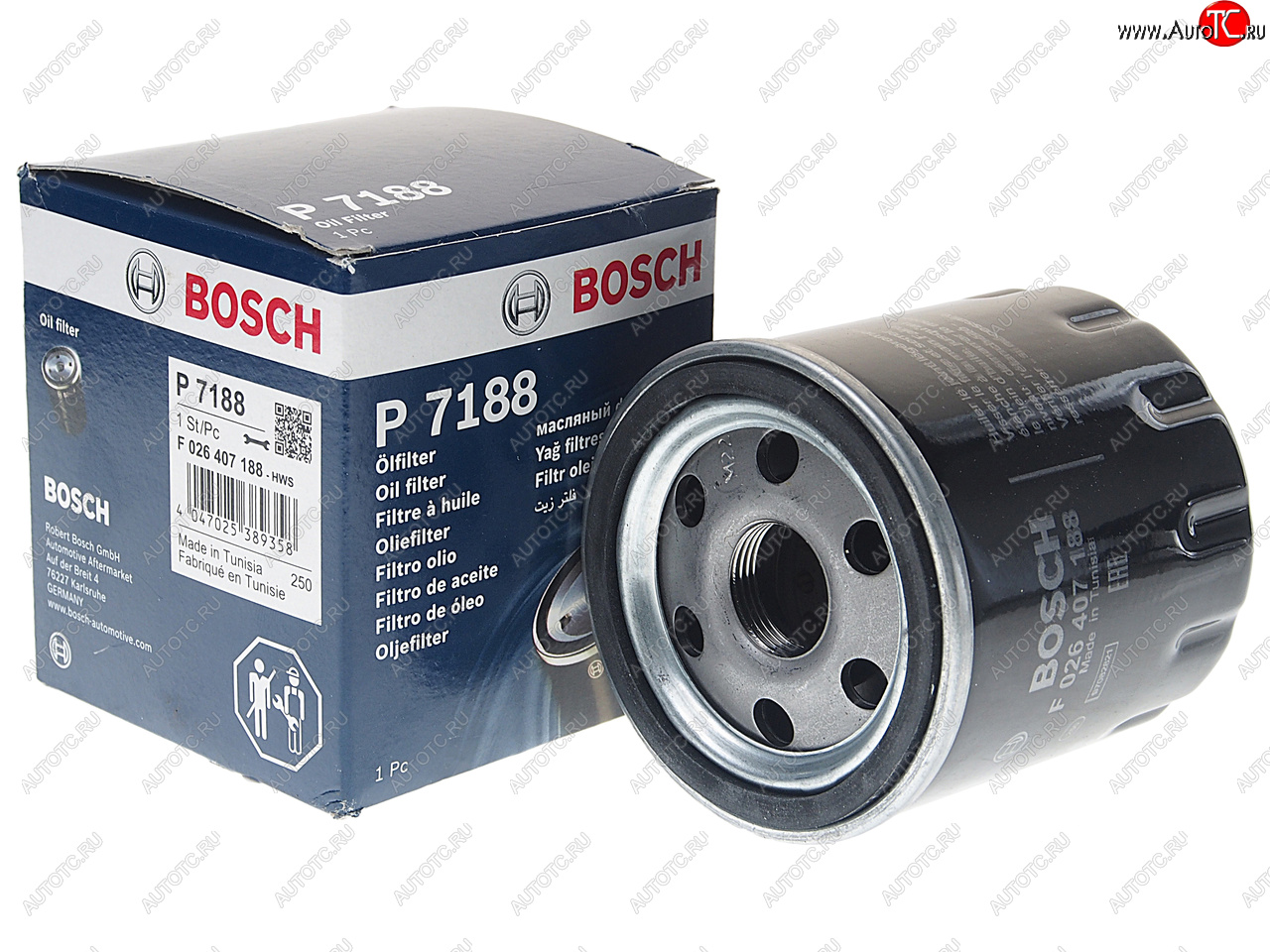 819 р. Фильтр масляный FORD Mondeo,Transit BOSCH BOSCH f026407188  с доставкой в г. Пермь