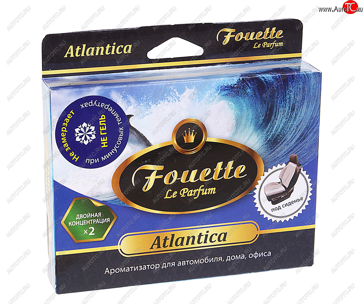 219 р. Ароматизатор под сиденье пенный (атлантика) 200г FOUETTE FOUETTE f-13  с доставкой в г. Пермь