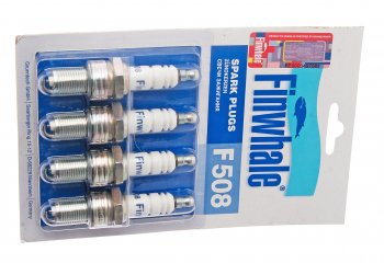 589 р. Свеча зажигания ВАЗ-2108 F508 комплект FINWHALE FINWHALE f508 FINWHALE f508  с доставкой в г. Пермь. Увеличить фотографию 1