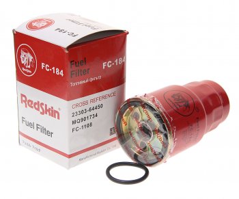 839 р. Фильтр топливный TOYOTA Rav 4 (01-) (2.02.2 D) MAZDA 323 (98-04) (2.0 TD) REDSKIN REDSKIN fc-184  с доставкой в г. Пермь. Увеличить фотографию 1