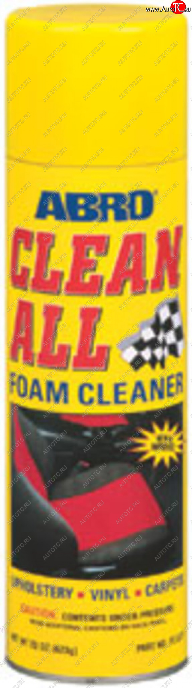729 р. Очиститель обивки салона универсальный 623г Clean All пенный ABRO ABRO fc-577-r  с доставкой в г. Пермь