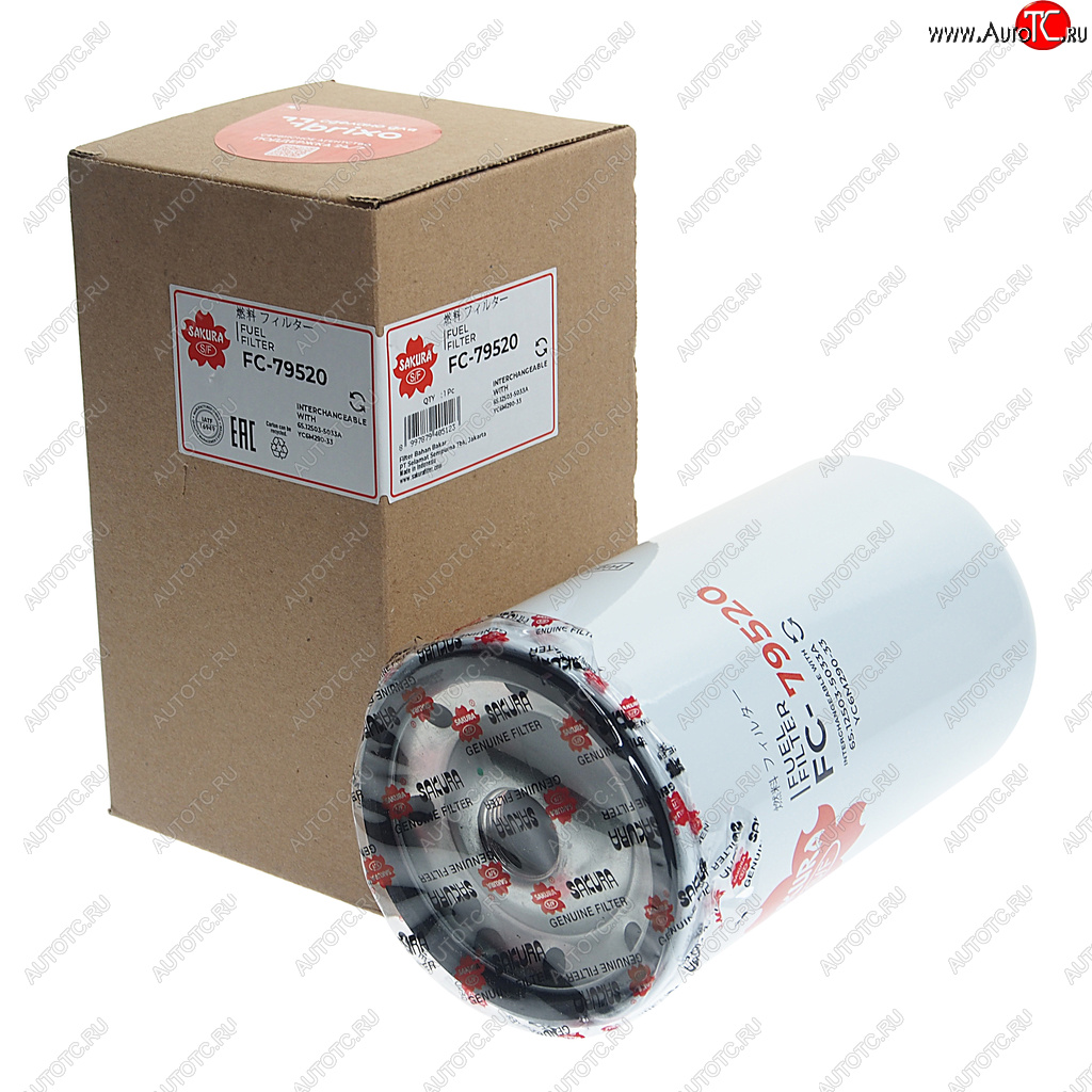 3 399 р. Фильтр топливный DOOSAN SAKURA SAKURA fc79520  с доставкой в г. Пермь