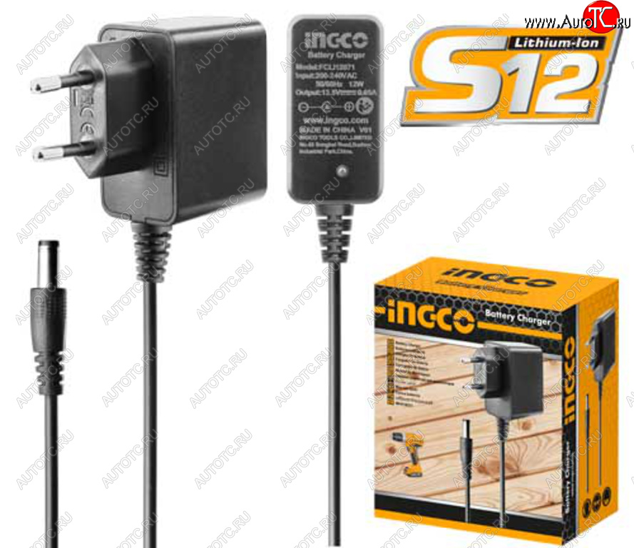 379 р. Устройство зарядное для электроинструмента 12.0В 1.5Ач INGCO INGCO fcli12071  с доставкой в г. Пермь
