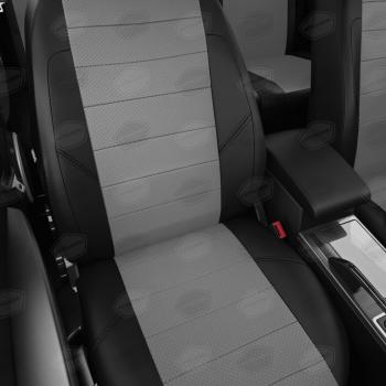 6 999 р. Авточехлы FORD Transit (15-) 3-х местный экокожа спинка целая черно-серые AVTOLIDER AVTOLIDER fd13-1003-ec02   с доставкой в г. Пермь. Увеличить фотографию 4