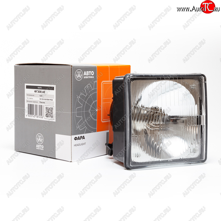 1 289 р. Фара МТЗ передняя квадратная 12V AVTOELECTRICA AVTOELECTRICA фг308 ае  с доставкой в г. Пермь
