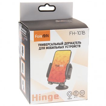 499 р. Держатель телефона универсальный FAISON FAISON fh-101b hinge black  с доставкой в г. Пермь. Увеличить фотографию 3