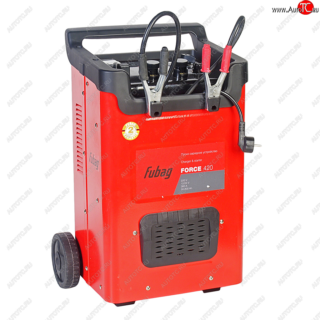 24 999 р. Устройство пуско-зарядное 12-24V50-800Ач360А передвижное FUBAG FUBAG force 420  с доставкой в г. Пермь