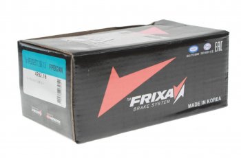 969 р. Колодки тормозные передние R16 (4шт.) HANKOOK FRIXA CITROEN Berlingo M59 рестайлинг (2002-2012)  с доставкой в г. Пермь. Увеличить фотографию 2