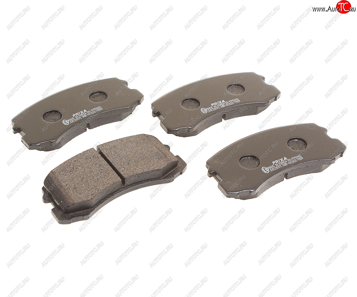 499 р. Колодки тормозные передние (4шт.) HANKOOK FRIXA Mitsubishi Lancer 10 CY хэтчбек 5 дв рестайлинг (2011-2017)  с доставкой в г. Пермь