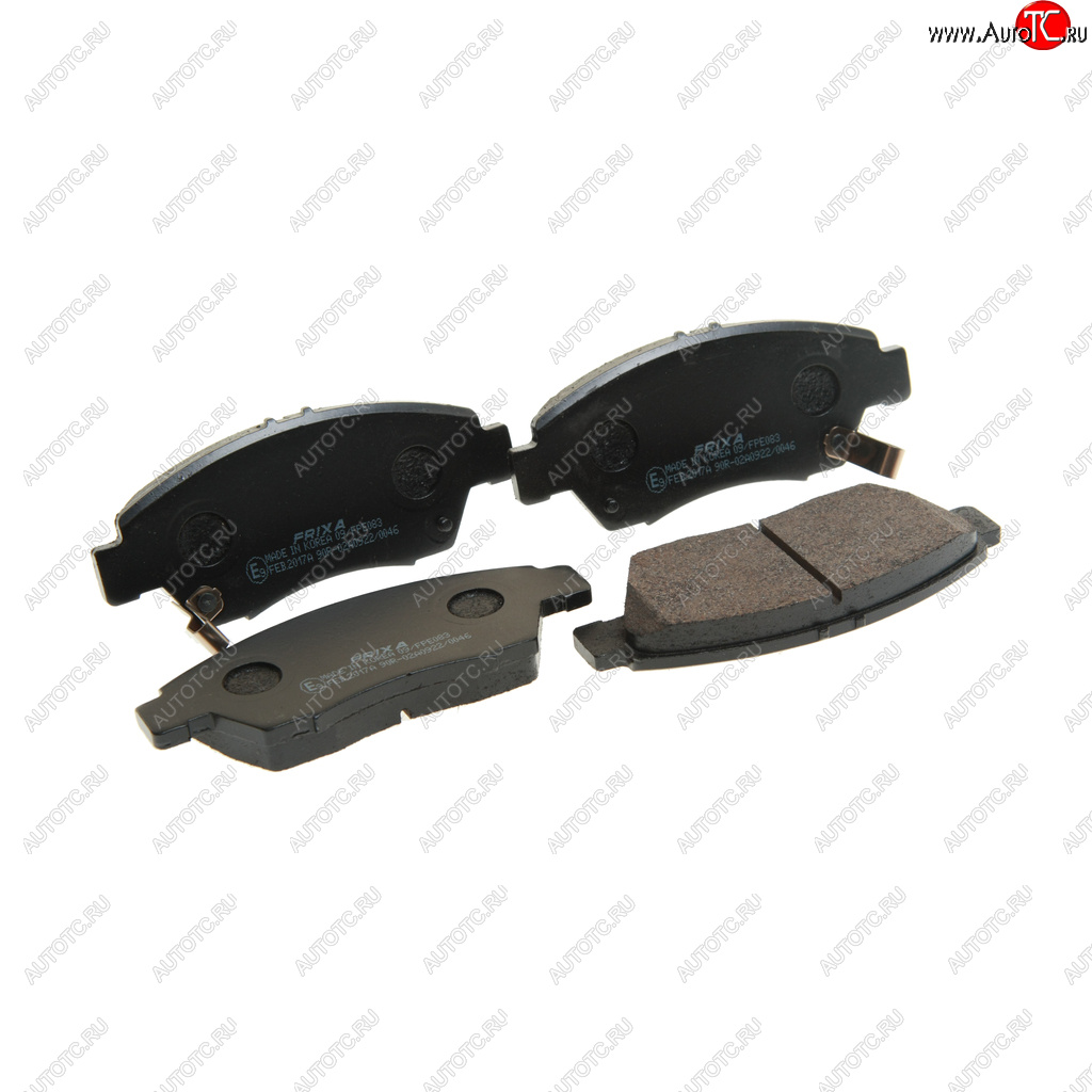 899 р. Колодки тормозные передние (4шт.) HANKOOK FRIXA Honda Civic EP хэтчбэк 3 дв. дорестайлинг (2000-2003)  с доставкой в г. Пермь