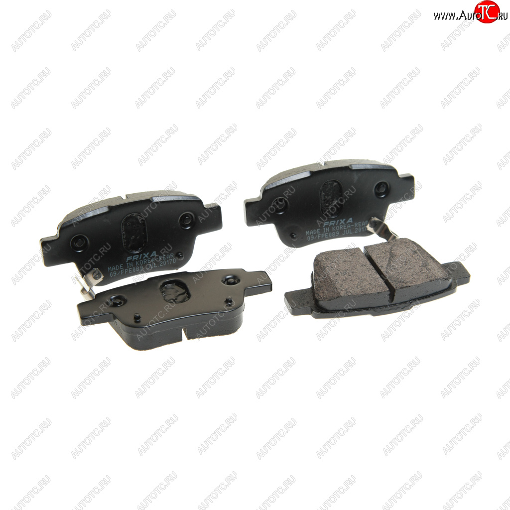 639 р. Колодки тормозные задние (4шт.) HANKOOK FRIXA Toyota Avensis T250 седан дорестайлинг (2003-2006)  с доставкой в г. Пермь