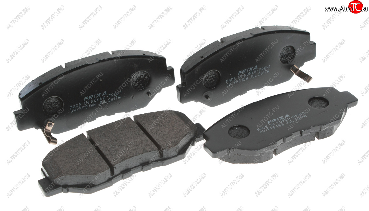 1 199 р. Колодки тормозные передние (4шт.) HANKOOK FRIXA Honda CR-V RD4,RD5,RD6,RD7,RD9  рестайлинг (2004-2006)  с доставкой в г. Пермь