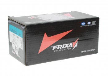 879 р. Колодки тормозные передние (4шт.) HANKOOK FRIXA KIA Magentis (2005-2010)  с доставкой в г. Пермь. Увеличить фотографию 2