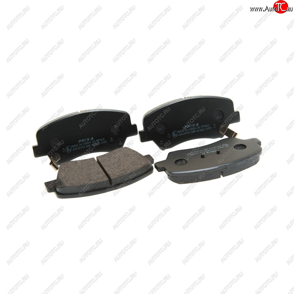 1 259 р. Колодки тормозные передние (4шт.) HANKOOK FRIXA KIA Ceed 3 CD универсал (2018-2025)  с доставкой в г. Пермь