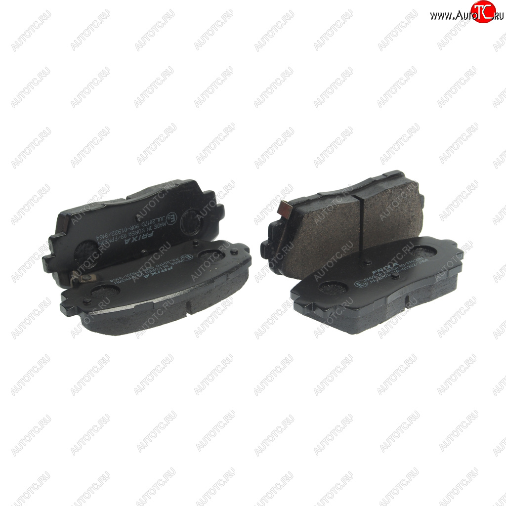 959 р. Колодки тормозные передние (4шт.) HANKOOK FRIXA KIA Picanto 2 TA хэтчбэк 3 дв. дорестайлинг (2011-2015)  с доставкой в г. Пермь