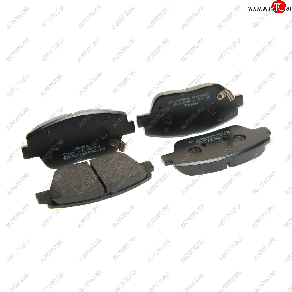 1 479 р. Колодки тормозные передние (4шт.) HANKOOK FRIXA Hyundai Sonata EF рестайлинг ТагАЗ (2001-2013)  с доставкой в г. Пермь